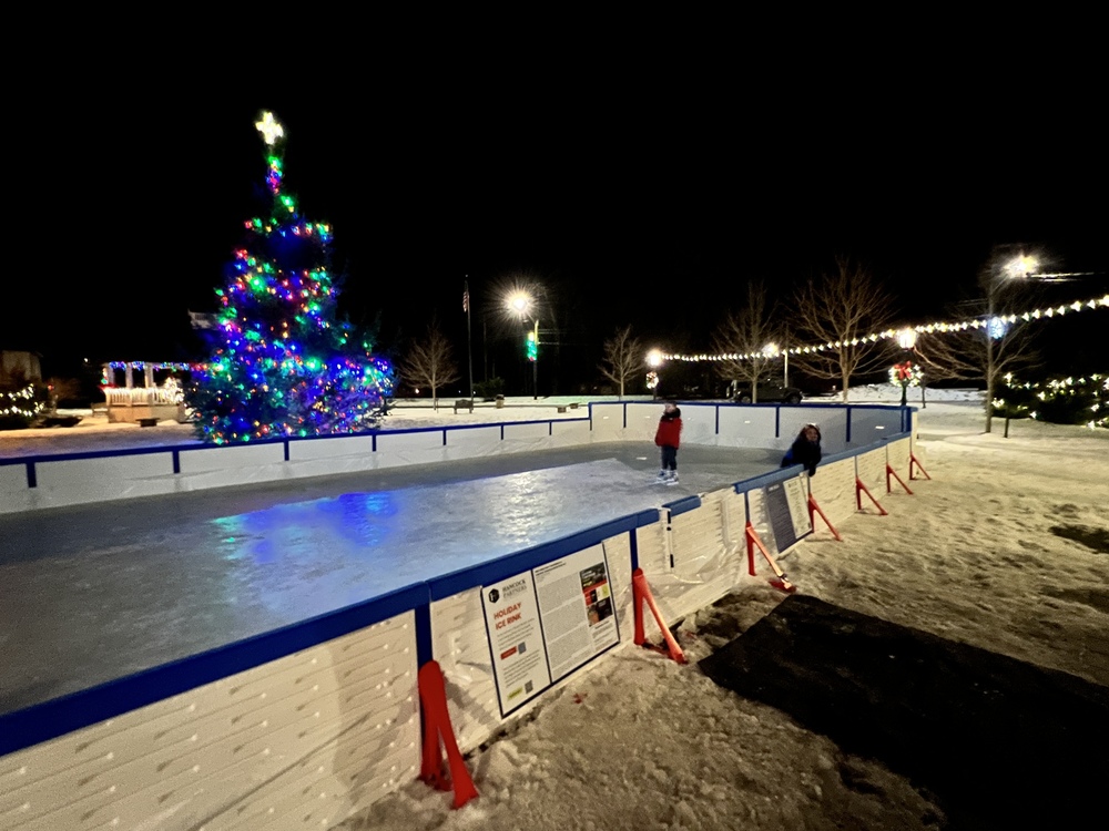 Hancock Holiday Ice Rink Grand Opening